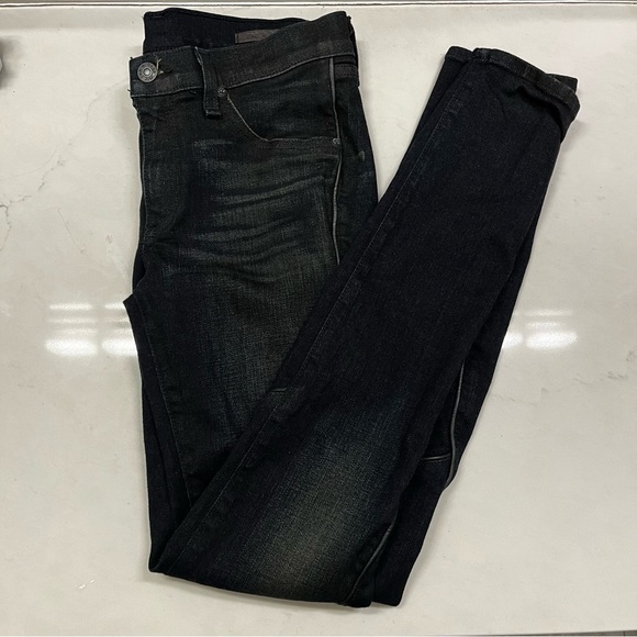 rag & bone Women's Skinny Jeans - Black - Picture 1 of 13